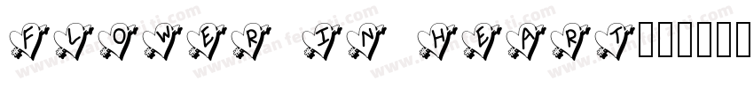Flower in Heart字体转换